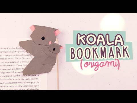 Diy Marcapáginas Súper Tierno Koala De Origami
