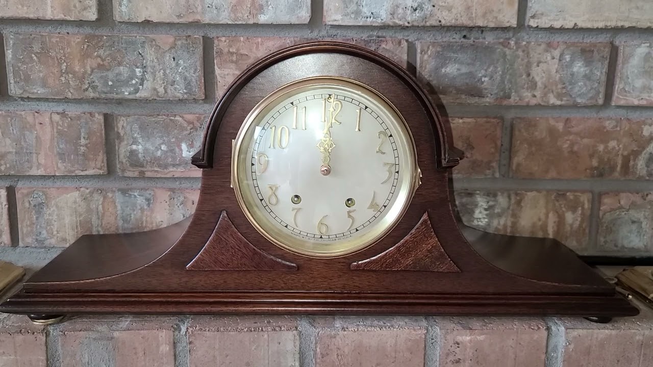 1921 Seth Thomas Tambour Mantel Clock, Restored YouTube