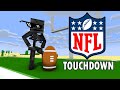 Monster School : NFL AMERICAN FOOTBALL CHALLENGE - Minecraft Animation