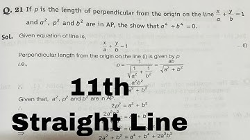 If p is the length of perpendicular from the origin on the line x/a + y/b = 1  and a2, p2, b2 are..