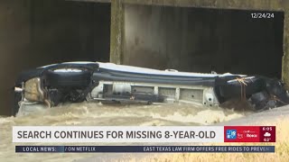 Search continues for missing 8-year-old
