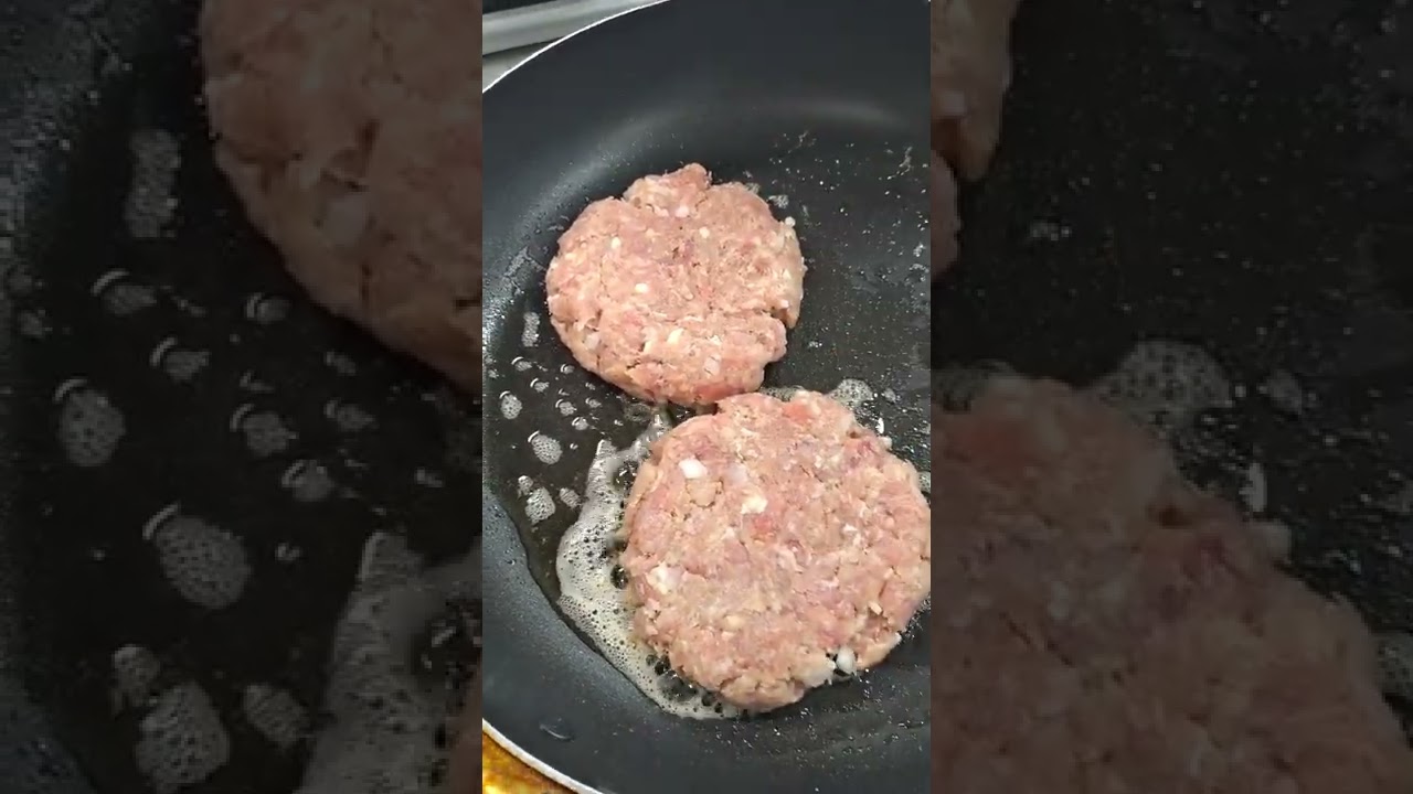 Pan Frying Hamburger Patties