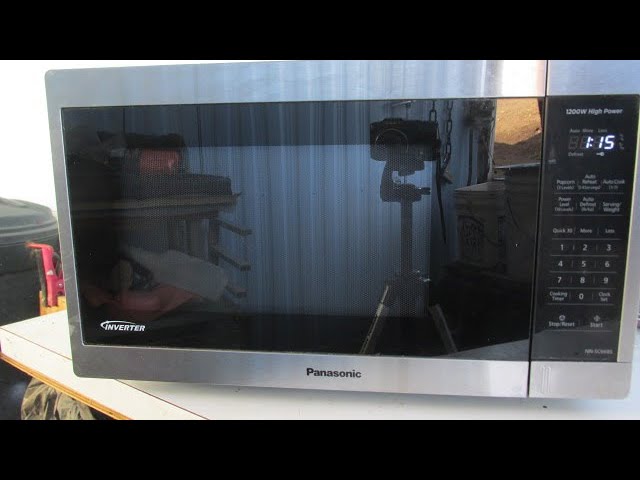 MICROWAVE PANASONIC INVERTER MODEL NN-SC668S NO CALIENTA - YouTube