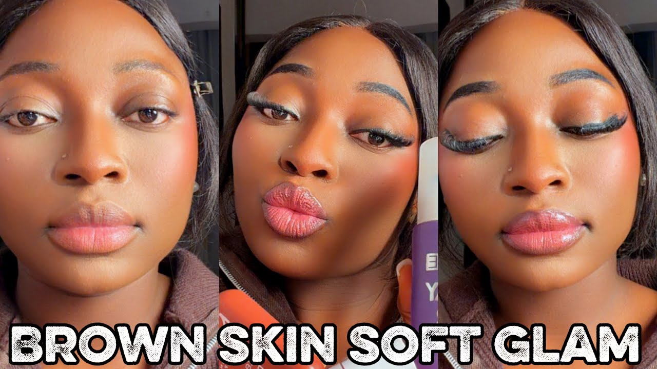 Step By Step Brown  Skin Makeup Tutorial |Beginners Makeup |Dark Skin.