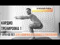 Кардио тренировка №1 для начинающих от 6-60 лет без инвентаря не выходя из дома! Уровень #1 из 10