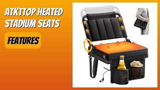 Details REVIEW (2026): ATKTTOP Heated Stadium Seats. Features News