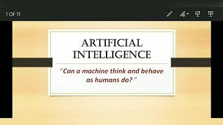 Artificial Intelligence -Helpful for descriptive essay in banks exams,RBI, UPSC and others