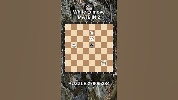 Chess puzzle series 🧩2780/5334 #chess #puzzle #learnchesstactics #magnuscarlsen #polgar #chessbooks