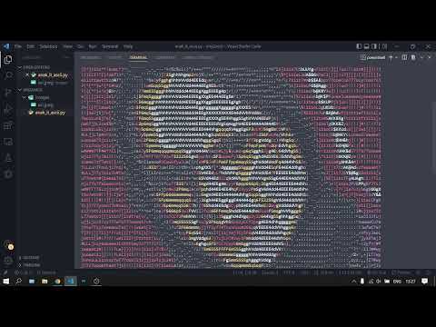 Mengubah Gambar Menjadi Kode ASCII Python