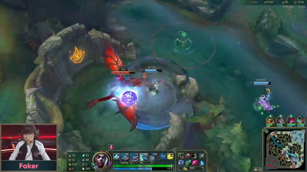 [T1 Faker Pro View] T1 vs SB T1 Faker Ekko mid | LCK Summer 2019 Faker ...