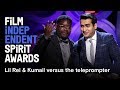 Lil Rel Howery & Kumail Nanjiani vs. teleprompter | 2018 Film Independent Spirit Awards