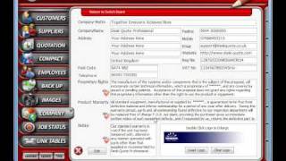 Desk Quote Professional Database Software