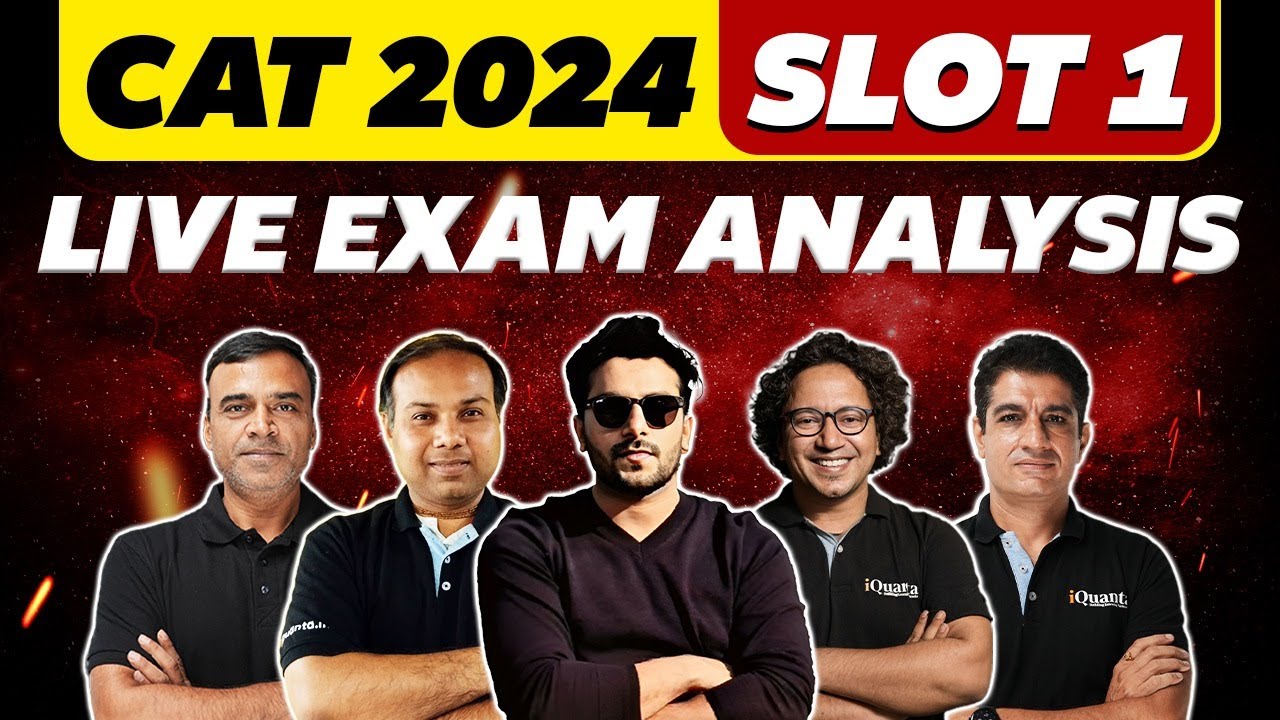 CAT 2024 Slot 1 Analysis | Difficulty Level, Good Attempts & Percentile ...