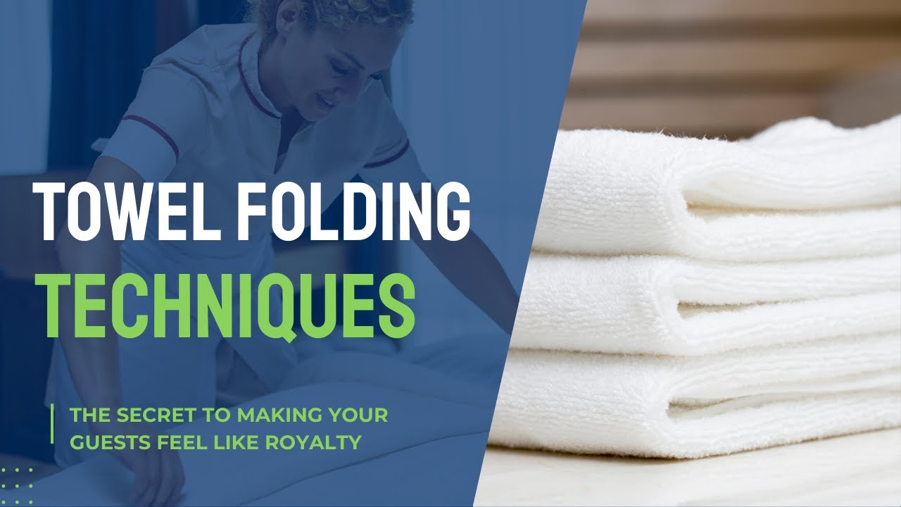 Quick and Easy way to fold your towels (hotel style)