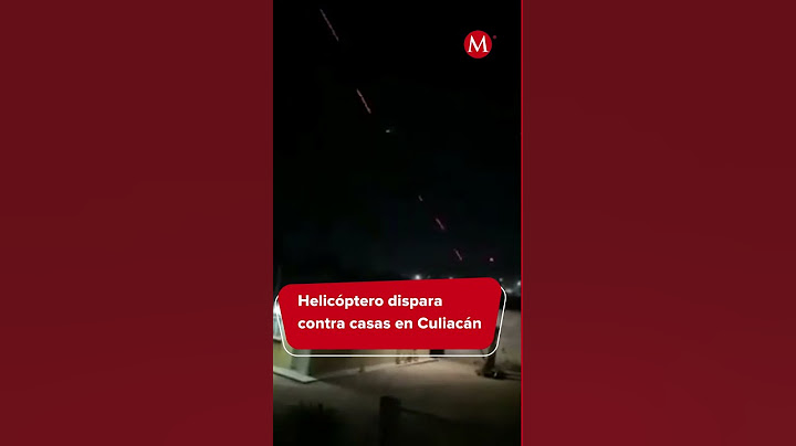 VIDEO: Helicóptero dispara contra casas en operativo por Ovidio Guzmán #milenioshorts