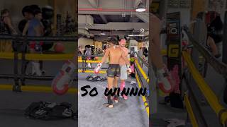 Abdullah Chandio trains under​⁠@jasonwoodham . The guys who changed his life #mentor #muaythai