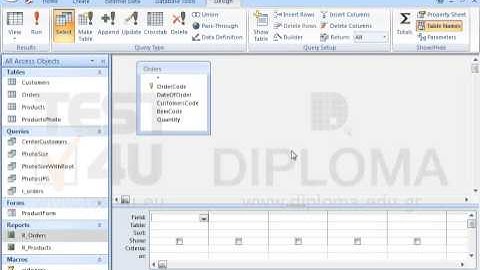 Create a new query named sumquantity to retrieve the sum of the quantity field of the Orders...