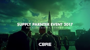 CBRE Supply Partner Event 2017.