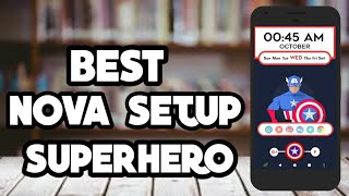 Nova launcher setup superhero screenshot 5
