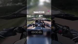 Yamaha R7 0-60 (MPH) #mt07life #r7 #yamahar7