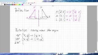 Envision 8th Grade Topic 6-4 Compositions of Trnsformations
