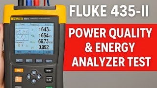 Details Analysing of the Power and Energy quality by Metter: -Fluke 435 Series 2, THD Current, THD Voltage Update