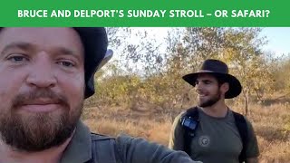 Bruce and Delport’s Sunday Stroll – or Safari?