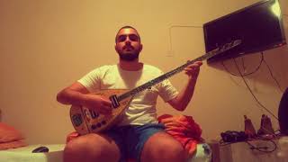 Omer Yona -shape of you  elektro baglama cover Resimi