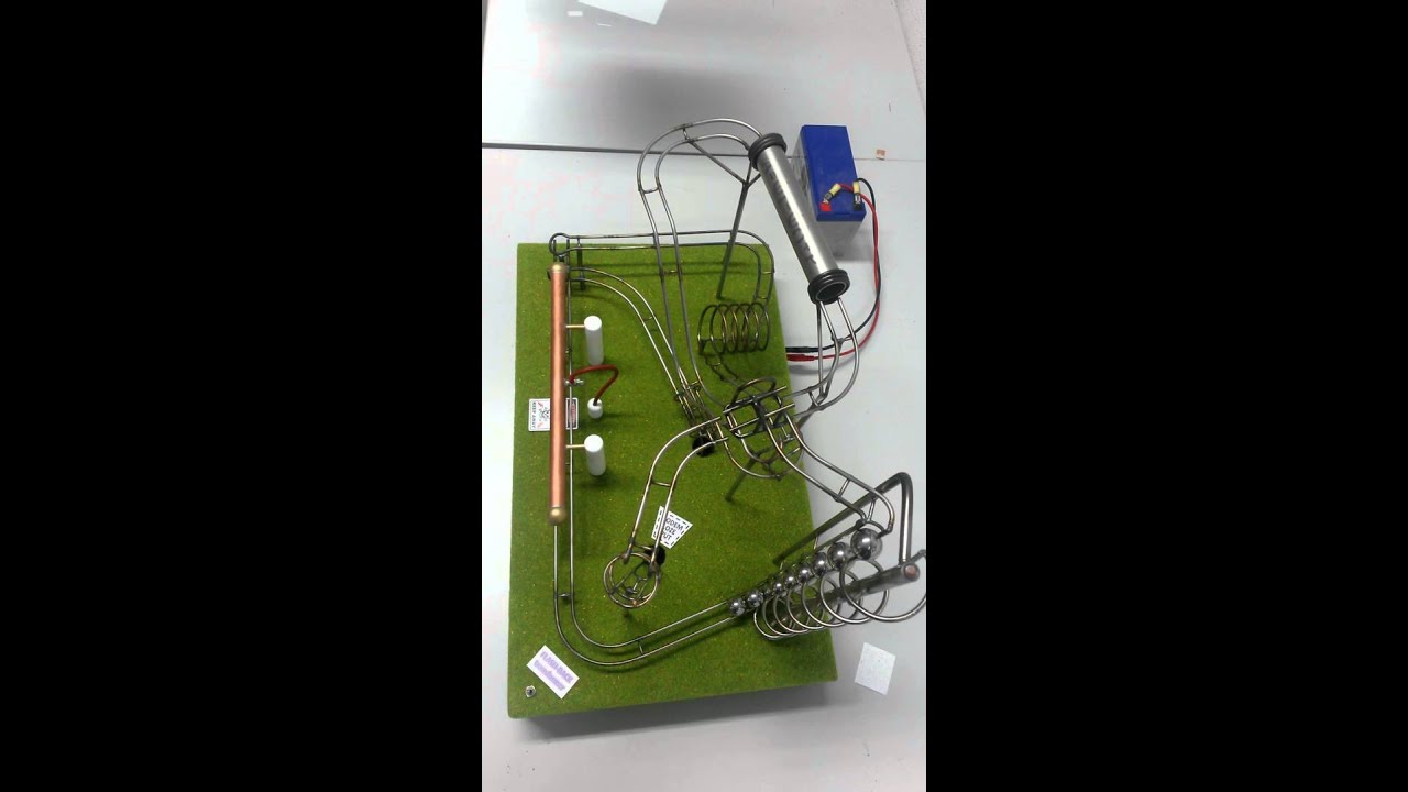 Rolling ball sculpture with pulsed power I/II