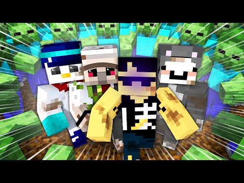 エグすぎる数のゾンビに襲われてます【マイクラ】