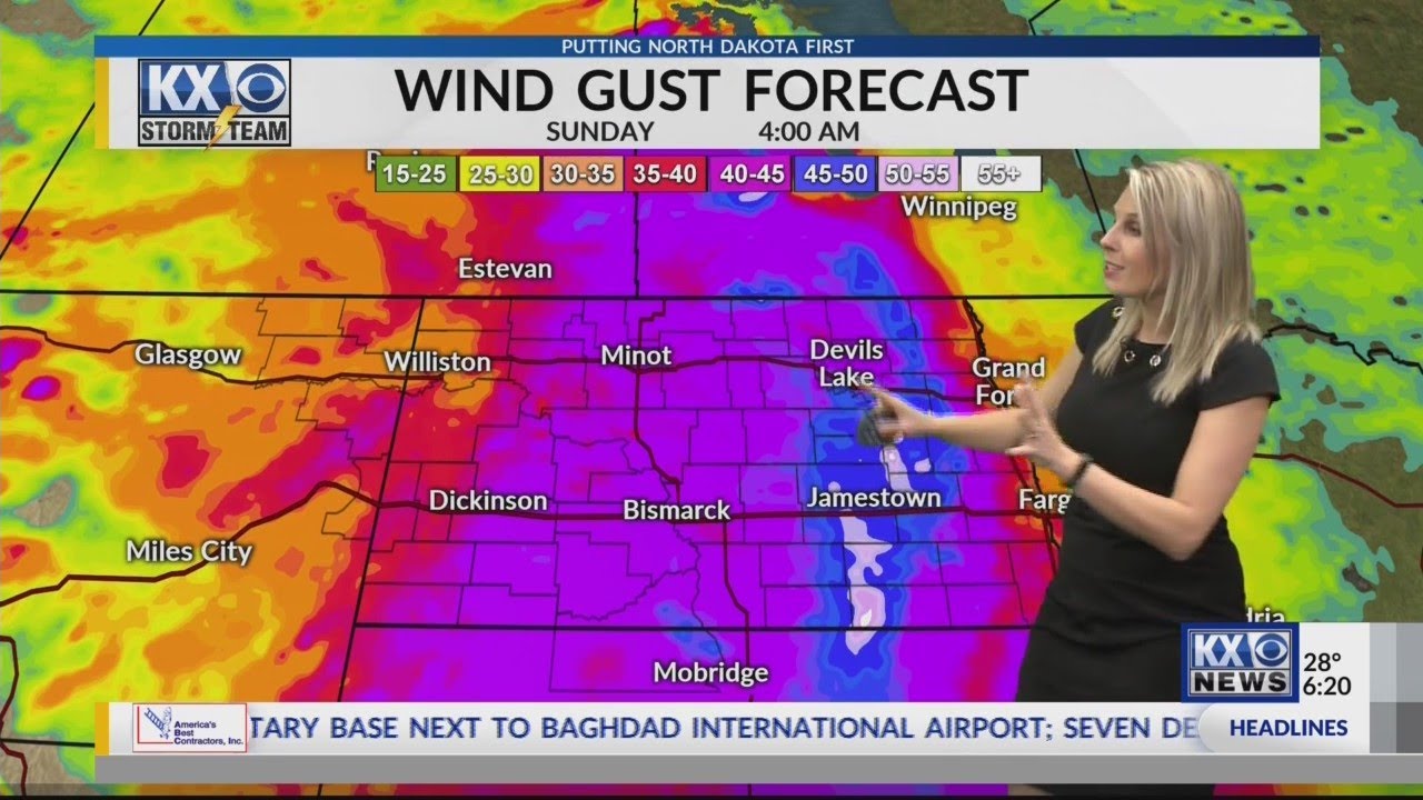 A Warm & Windy Weekend Ahead - YouTube