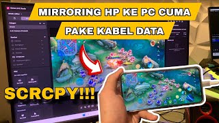 Download lagu How to Mirror Your Phone Screen to a PC Using a Data Cable | SCRCPY for Live Streaming