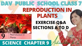 DAV PUBLIC SCHOOL | Class 7 | Science |Chapter 9 | Reproduction in Plants| Exercise Q&A Section A-D