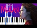 Christina Aguilera - Loyal Brave True (Mulan) Piano Tutorial