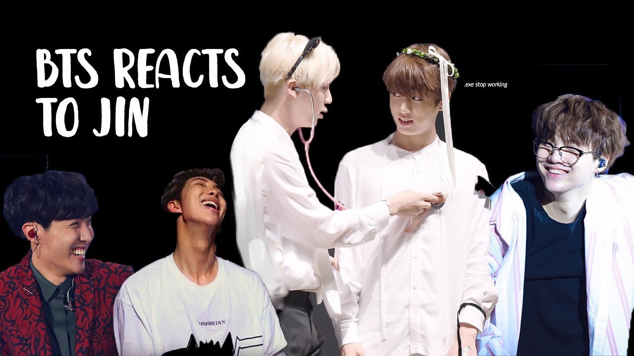 bts reacts to jin | 방탄소년단 석진 p3