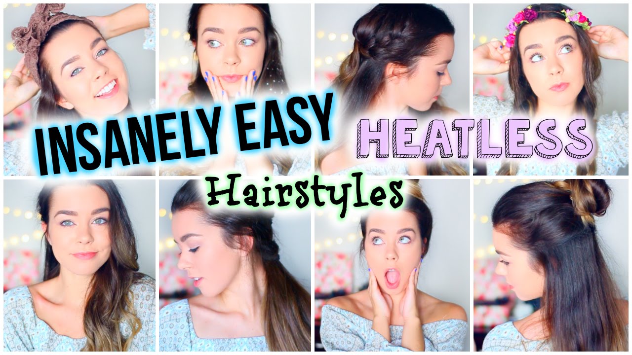 EASY HAIRSTYLES FOR SHORT HAIR  YouTube