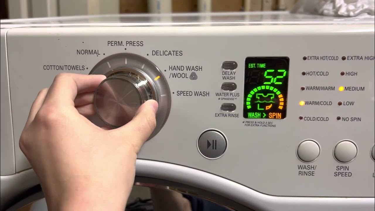 LG washing machine chimes WM2101HW YouTube