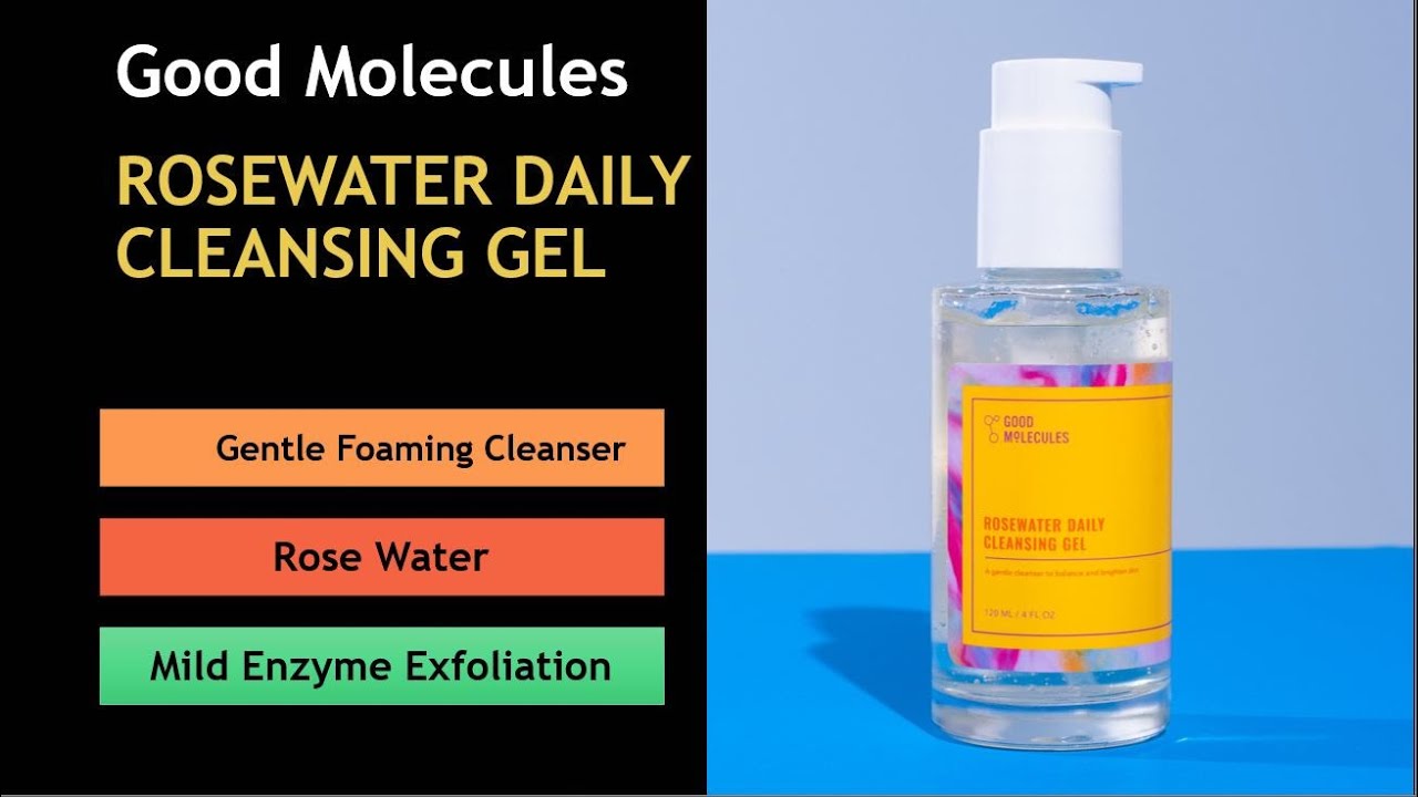 good molecules rosewater cleansing gel