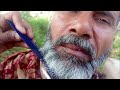 Most Satisfying Beard Cut ASMR 💈🔥 Blade & Scissors Haircut | Relaxing Barber Sounds #asmr