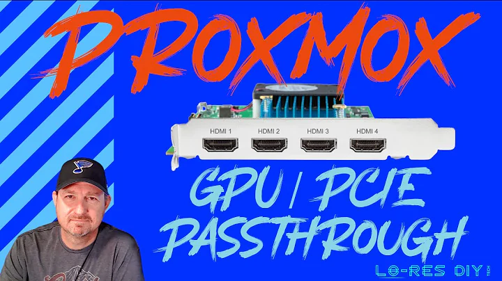 Proxmox GPU/PCIE passthrough