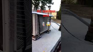 Ac Outdoor Unit Protection #diy