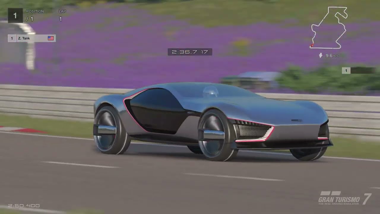 Gran Turismo 7: Circuit de Sainte-Croix (Italdesign EXENEO Vision Gran Turismo Street Mode)