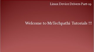 Linux device drivers Part 19 : Open and Release methods