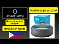 Amazon Echo Dot 3rd Gen (Alexa) Unboxing + Review 2020 Philippines [Tagalog/English]