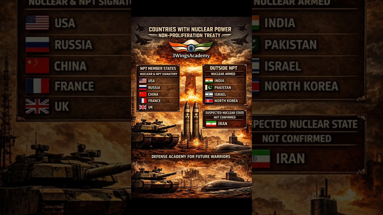 Non Proliferation Treaty Nuclear Countries Power 