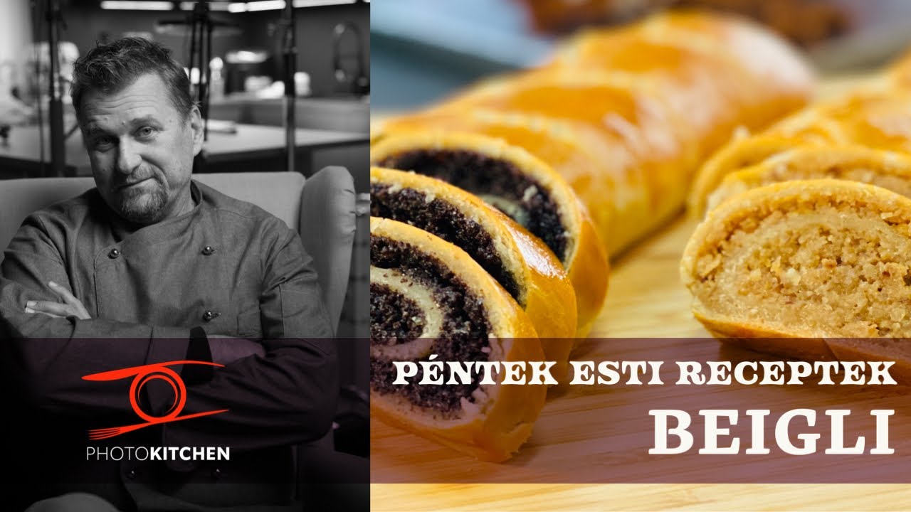 Így készül a  beigli, Anger Zsolt konyhájában, a PhotoKitchen-ben...
