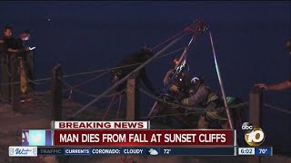 Man dies in Sunset Cliffs fall