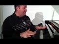 NAMM 2014 Ryan Ahern at Schimmel pianos for Keyboard Magazine