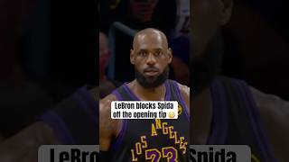 Famous LeBron chasedown seconds into the game 🔥 Wealth