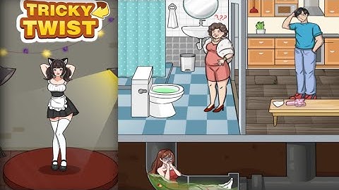 Tricky Twist Level 66 |Help The Girl Breath To Escape From Debt Collector | Walkthrough Solution